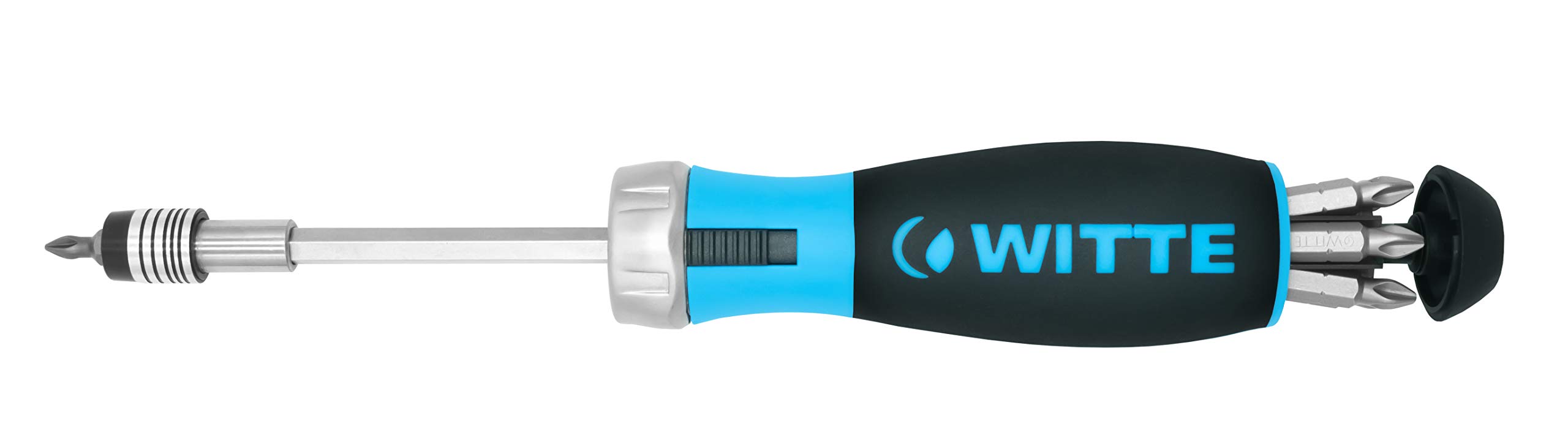 Witte Pro bitdrive wkrętak z grzechotką (z magazynkiem bitowym, Torx T10-40, szybka wymiana uchwytu do bitów) 468022000