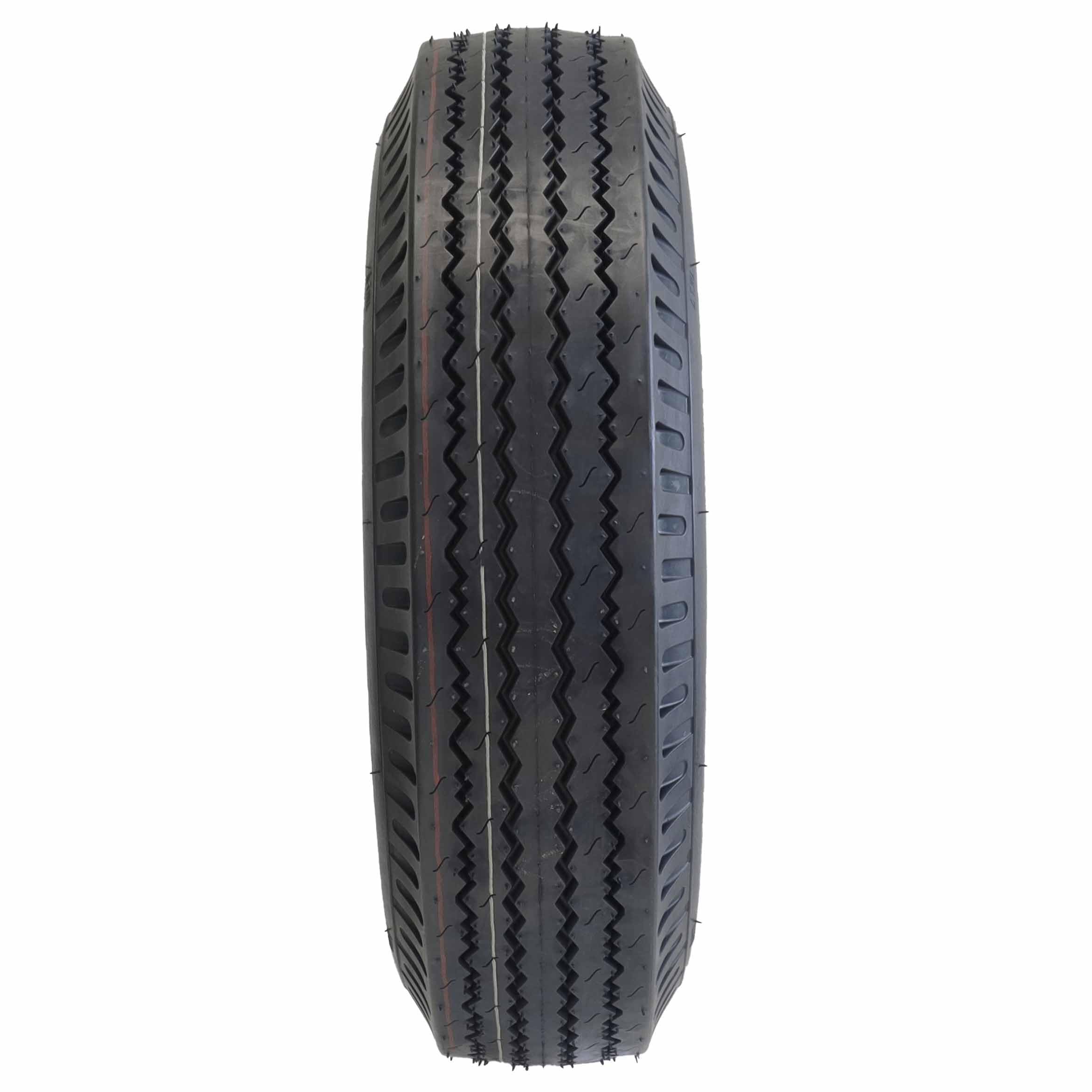 The Drive | 2x Komplettrad 5.00-10 79N TL M+S für kleine Pkw-Anhänger | Felge 3,50x10 ET0 / ML60 – Lochkreis 4x100 | Tragkraft je 437kg – max. 140 km/h | mit Felge