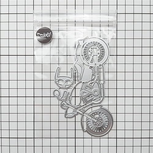 Miniatura 4 de DzIxY Gorras de motocicleta, troqueles de corte de metal para hacer tarjetas, papel de relieve, troquelados, plantillas de máquina de álbumes de