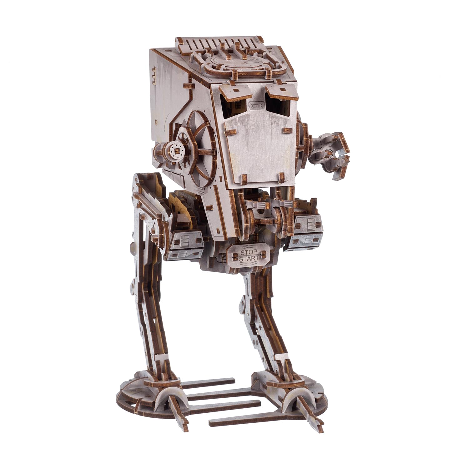 UGEARS Star Wars ™ at-ST Walker ™ 3D Wooden Puzzles for Adults - DIY Mechanical Star Wars Model Kit, Brain Teaser Puzzles for Adults, 3D Puzzle