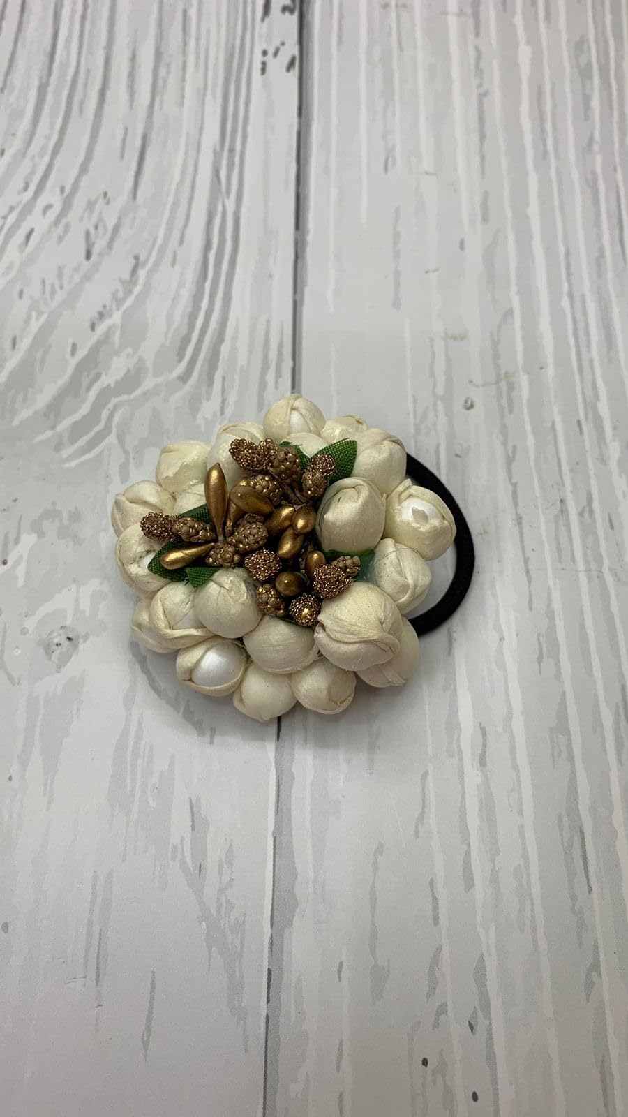 Jasmine flower hairband/headband/hairclip for babies/girls/women by Hairy Fairy Things (Rubberband/Hairband for women, 1) (B0CNW8X565) Amazon Price History, Amazon Price Tracker