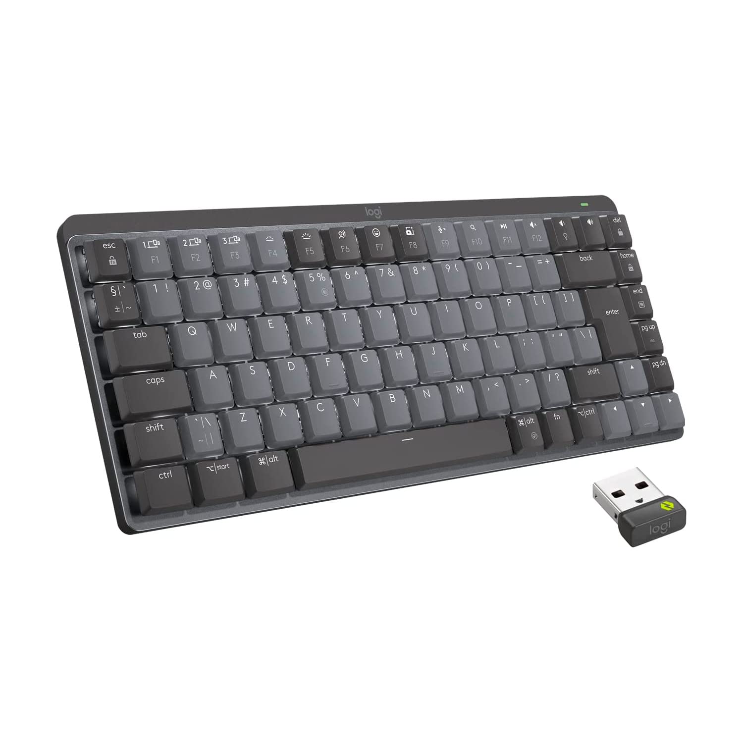 Logitech MX Mechanische kabellose Mini-Tastatur mit Beleuchtung 