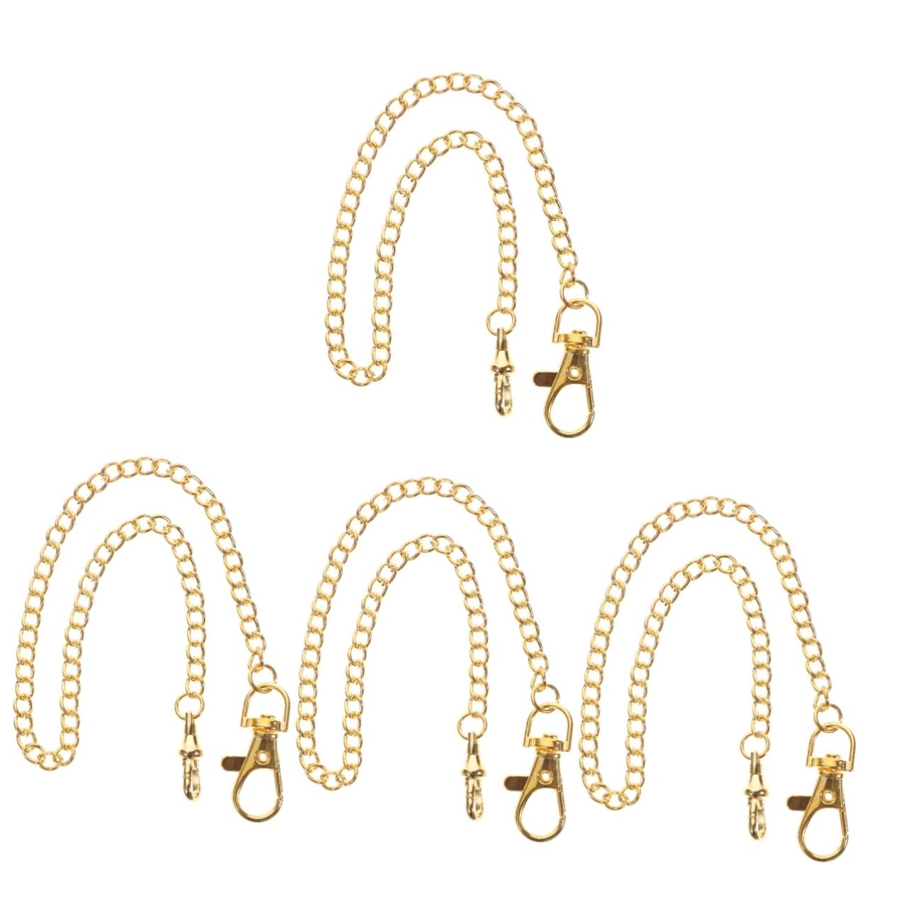 4pcs Pocket Watch Chain Obsidian Pocket Watch Phone Chain Silver Men Watch Gold Watch Mens Watches Pocket Watch Photo Chain Belt Waistcoat Chain Gold Pocket Chain Case Golden Metal