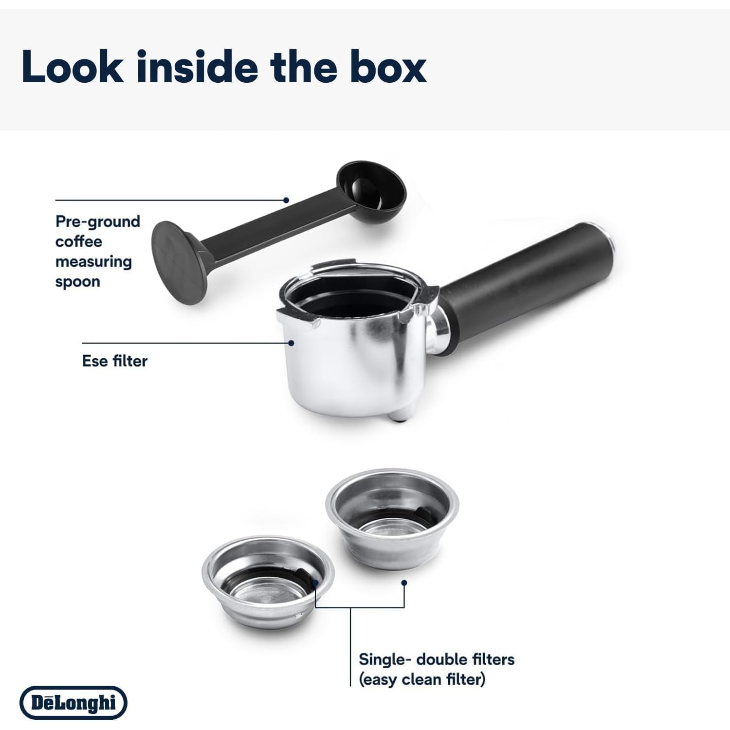 DeLonghi America, EC685M Dedica Deluxe Espresso, Silver, 1