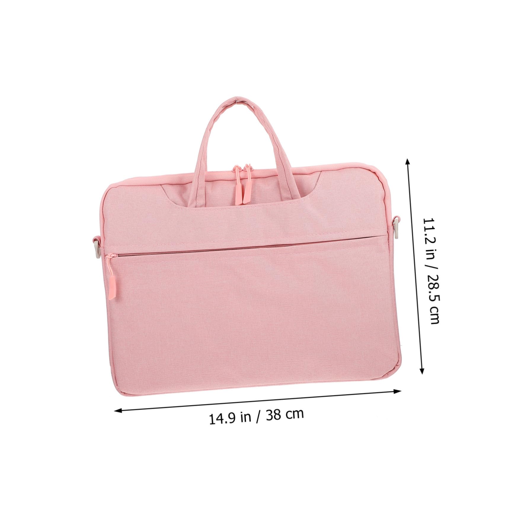 OUNONA Borsa per Computer Portatile Borsa a Tracolla da 14 Pollici Oxford Manico e Telaio Rinforzato Elegante per Uso Professionale