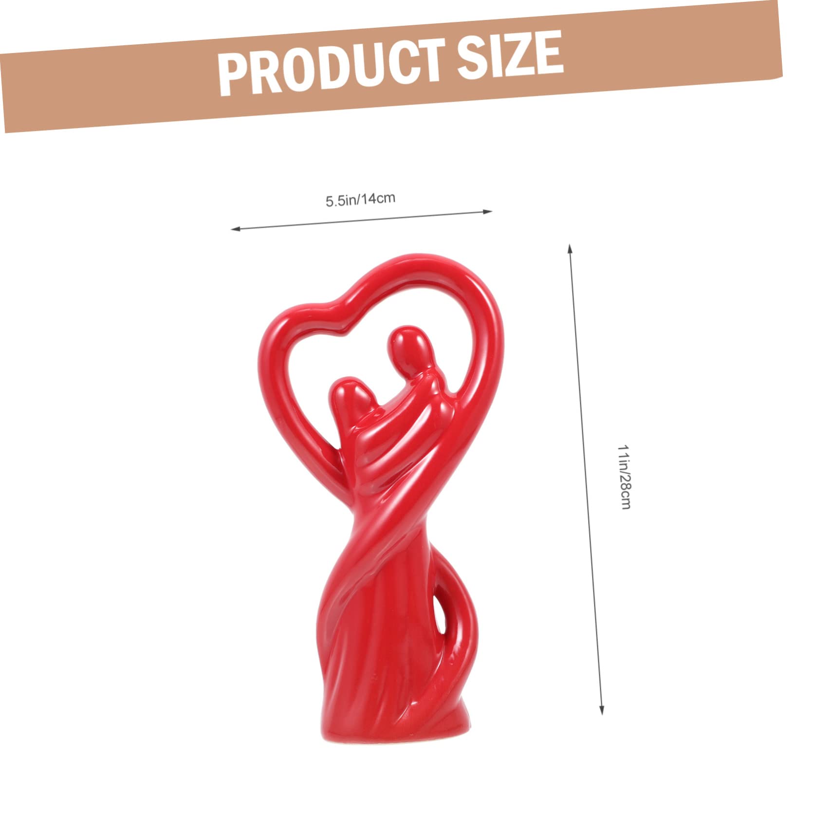 LIFKOME Embracing Couples Ornament Romantische Hochzeitsfigurine Für Zuhause Dekoration Für Valentinstag Und Hochzeiten