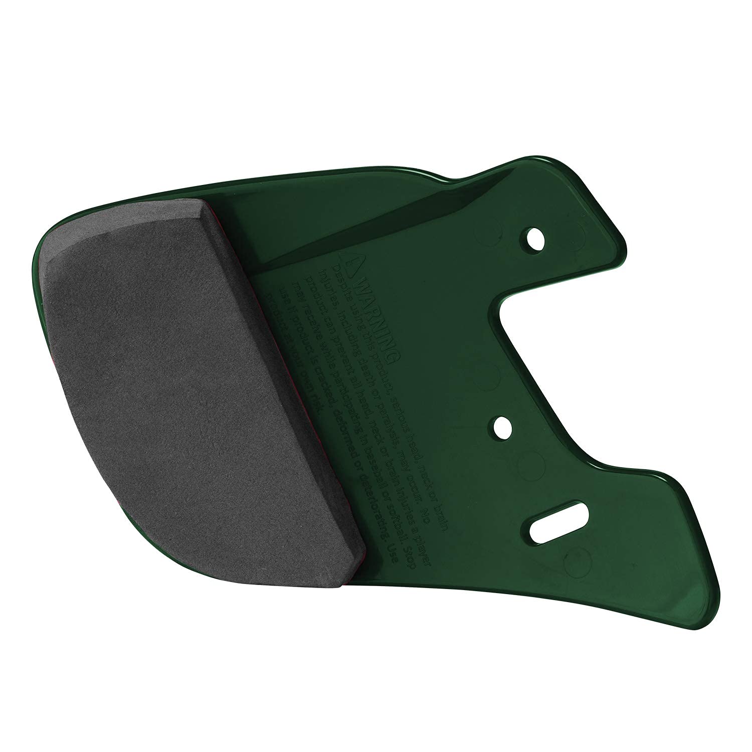 EASTON EXTENDED JAW GUARD, Left-Handed Batter, Green