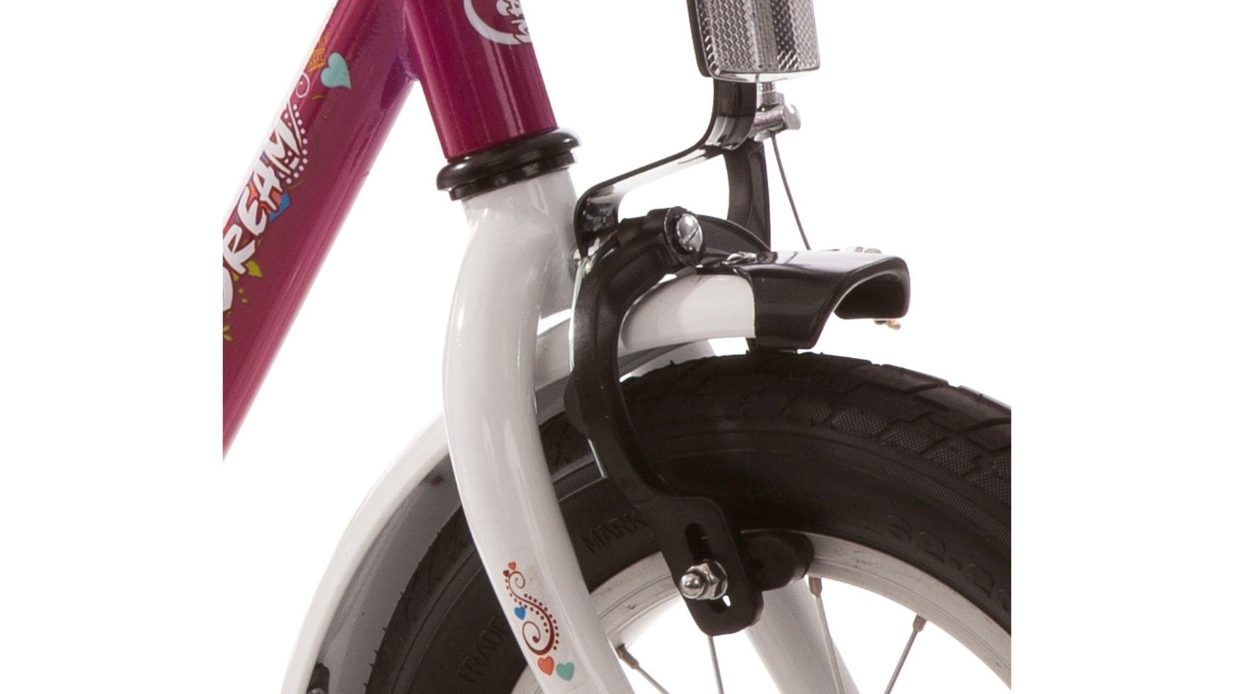 Bachtenkirch Kinderfahrrad 12,5'' My Dream Purpur-weiß Sport & Freizeit