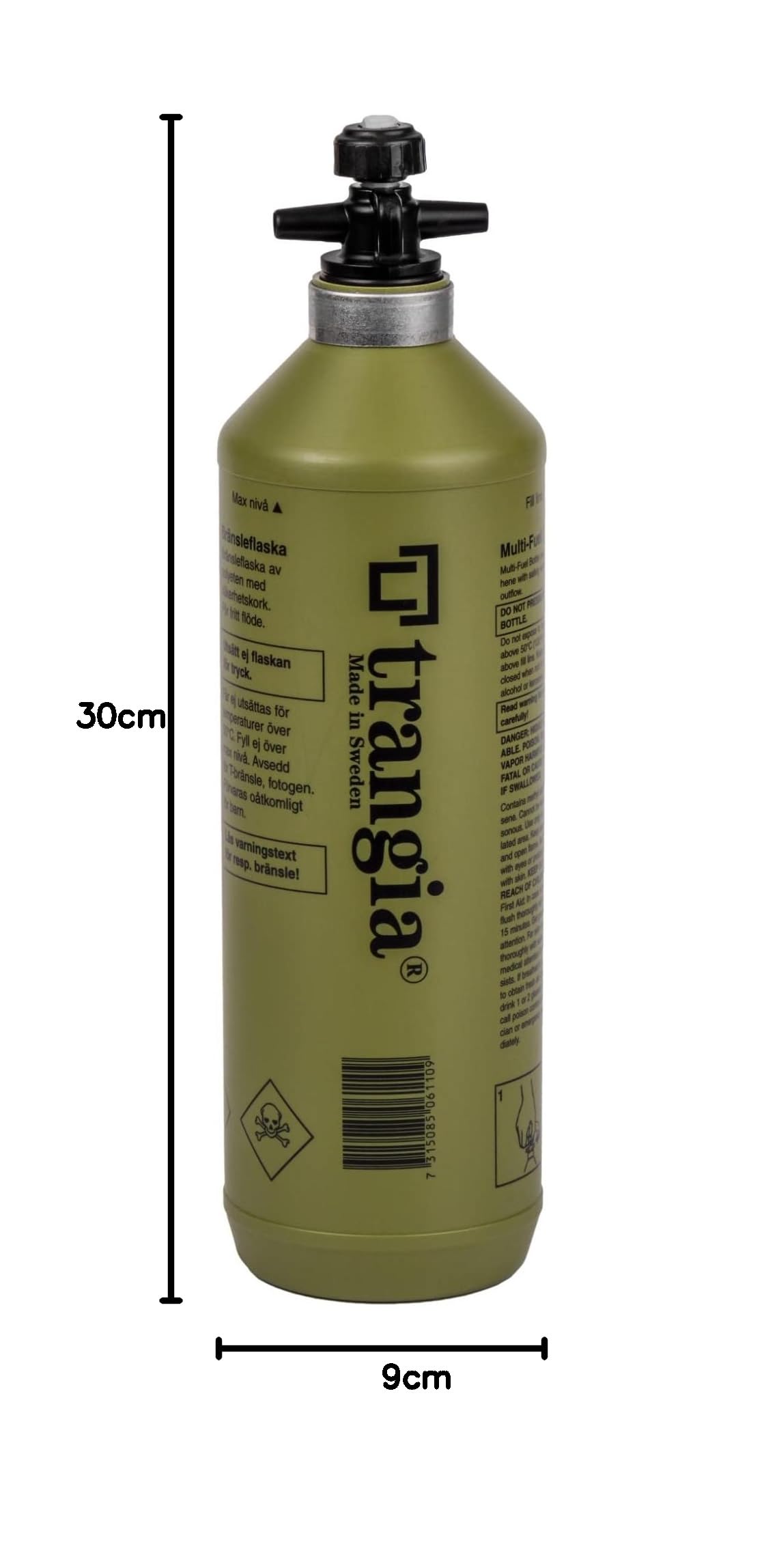 Trangia Kanister paliwa 1 L - zielony - 506110