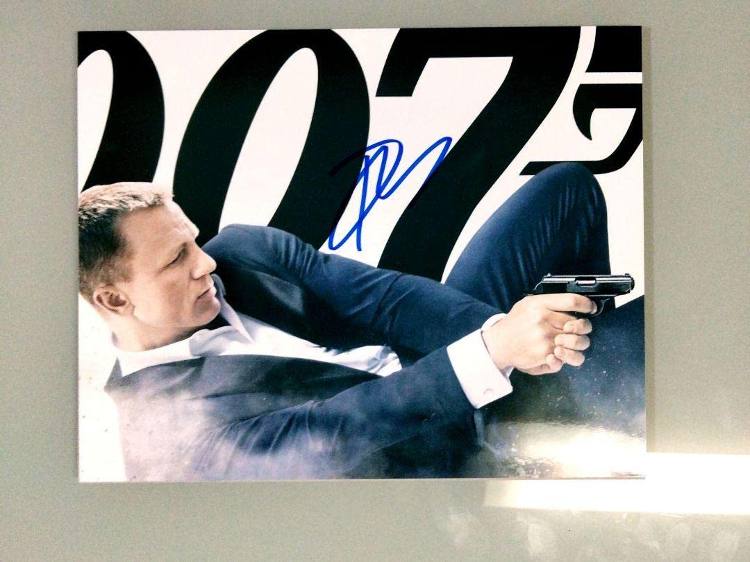 007 ダニエル・クレイグ 直筆サイン  ジェームズボンド　パンフレット 007 ダニエル・クレイグ 直筆サイン ジェームズボンド