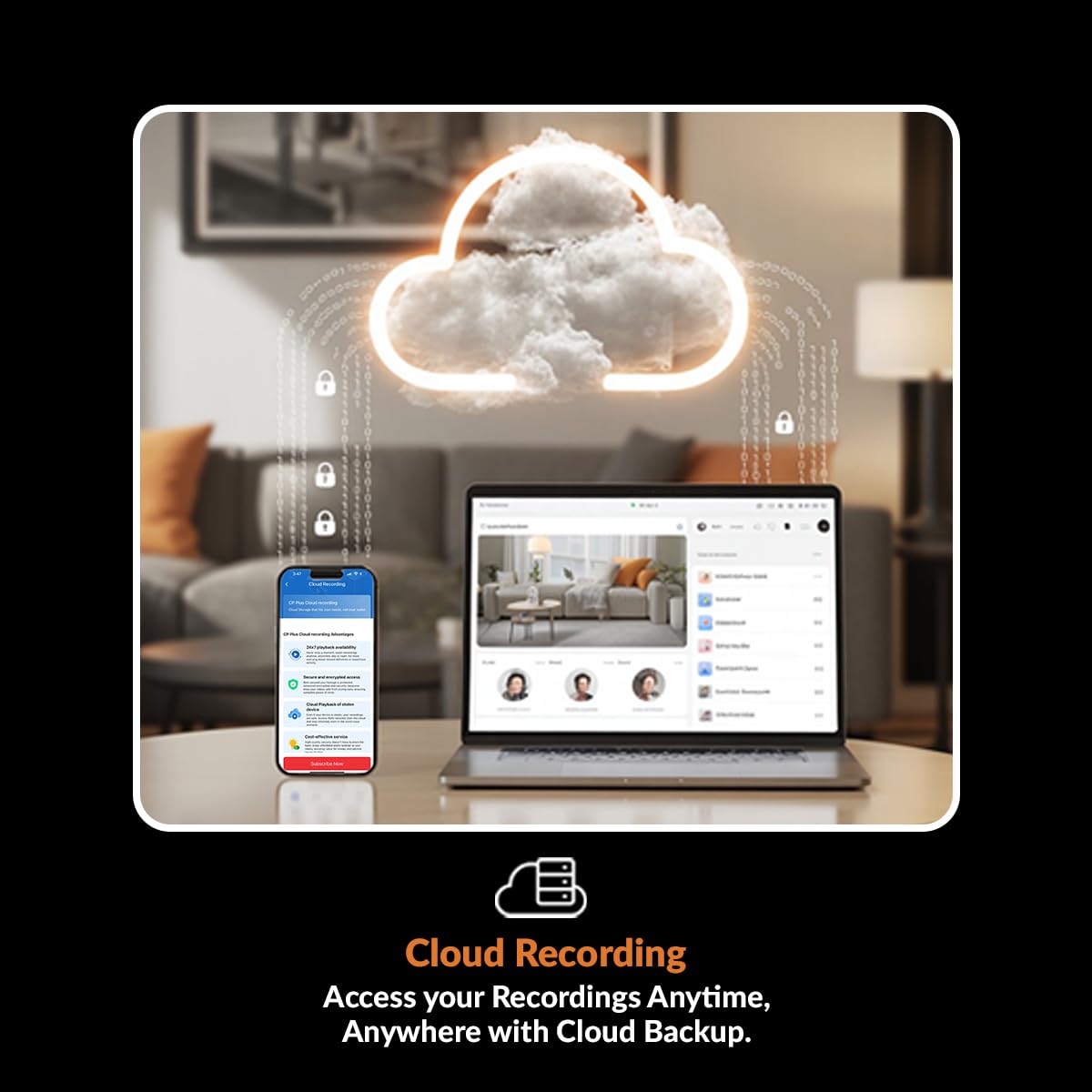 CP PLUS 3MP Smart Wi-Fi CCTV Camera | 360° Pan & Tilt | CTC Cyber Secure Tech | View & Talk | Smart Detection Suite | Night Vision | Cloud Storage | Supports OK Google | CP-E35Q 3