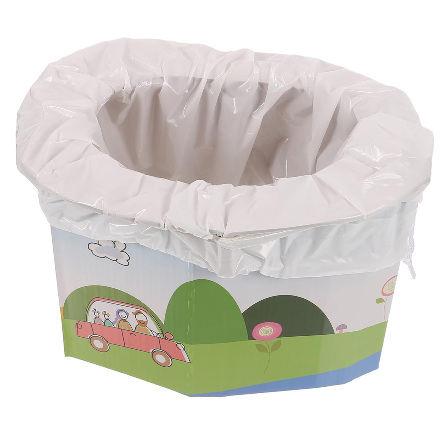 HOODANCOS 1Set Portable Foldable Toilet for Camping Durable Emergency Potty for Adults Convenient Travel Toilet for Outdoor Activities Compact and Lightweight Design