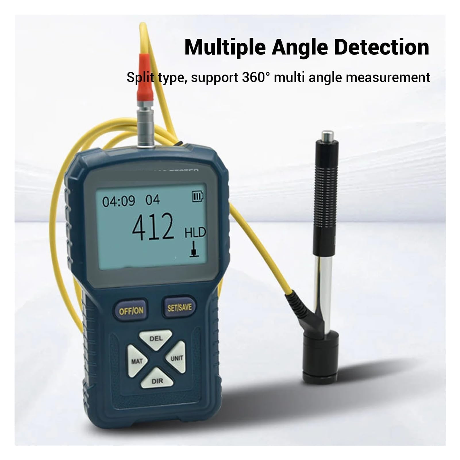 Probador de Dureza, Probador de dureza Leeb, probador impacto, portátil for mantenimiento industrial