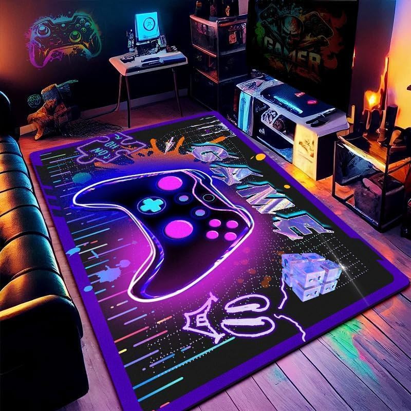 Tapete decorativo con diseño de gamepad 35"X24" miniatura 1