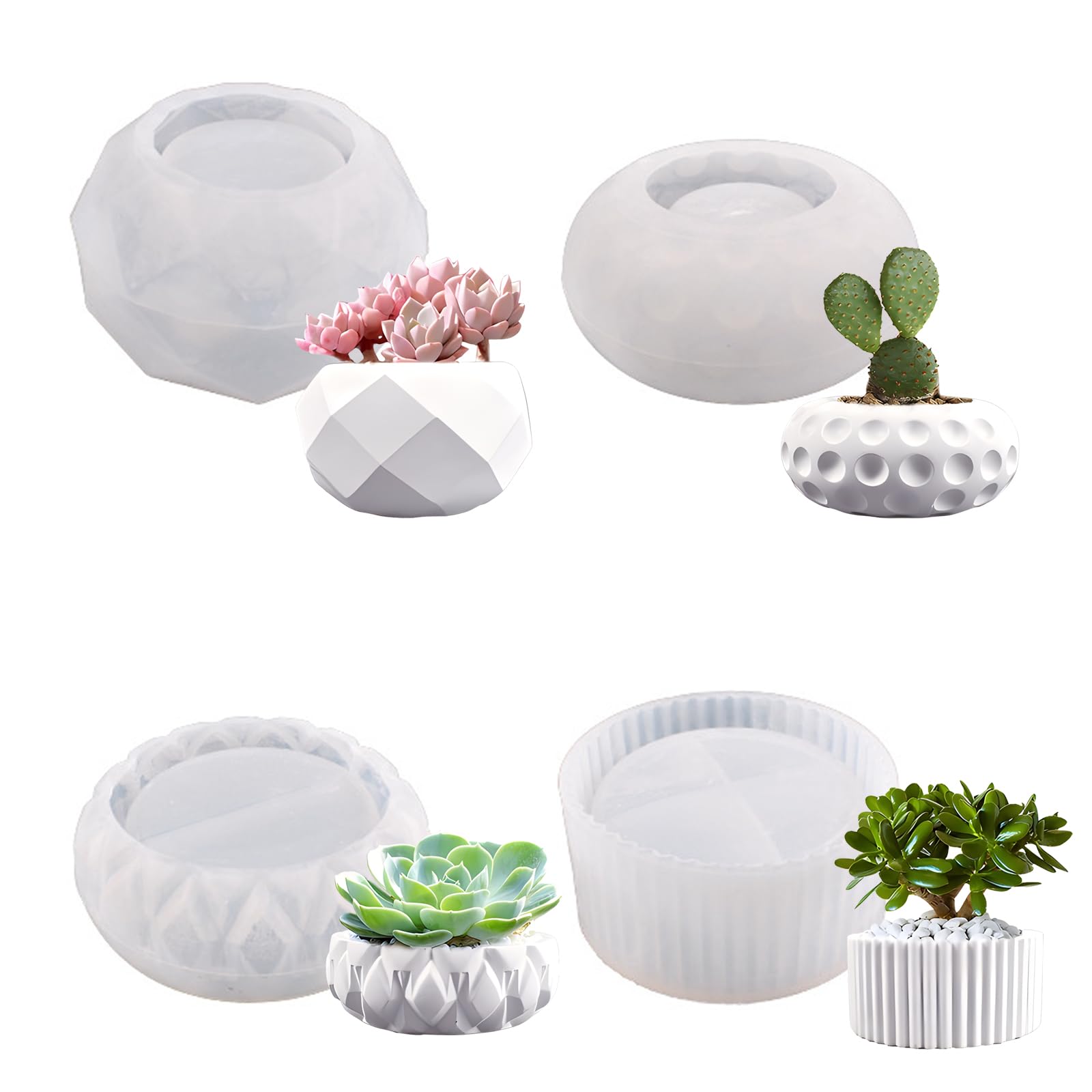 Moules en résine époxy pour pot de fleurs en forme de cylindre pour travaux manuels et pot à stylos, moule réutilisable en silicone Moules en résine époxy pour pot de fleurs en forme de cylindre pour travaux manuels et pot à stylos, moule réutilisable en silicone