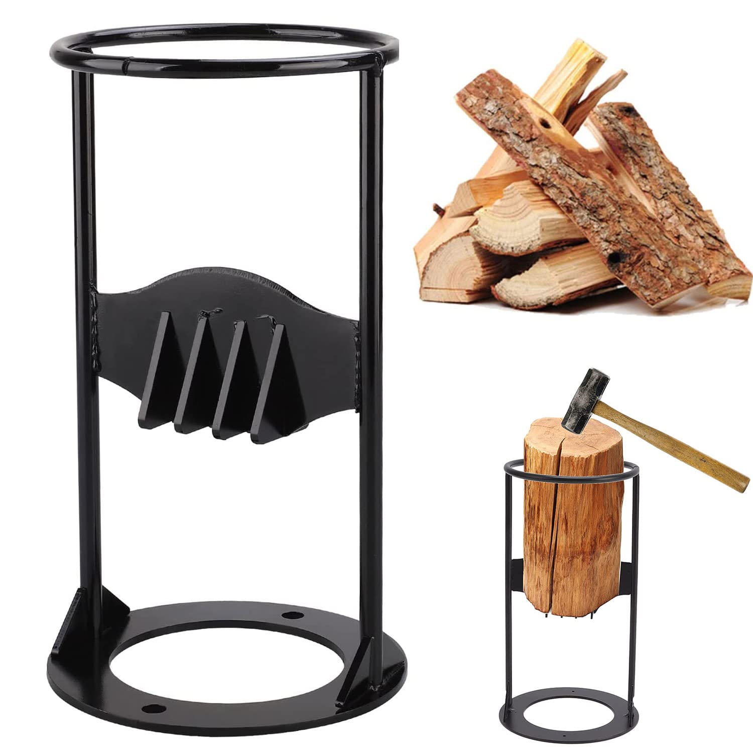 Quick Manual Log Splitter, Kindling Cracker, Firewood Kindling Splitter, Quick Log Splitter, Firewood Lighter Splitter, for Home and Outdoor Camping