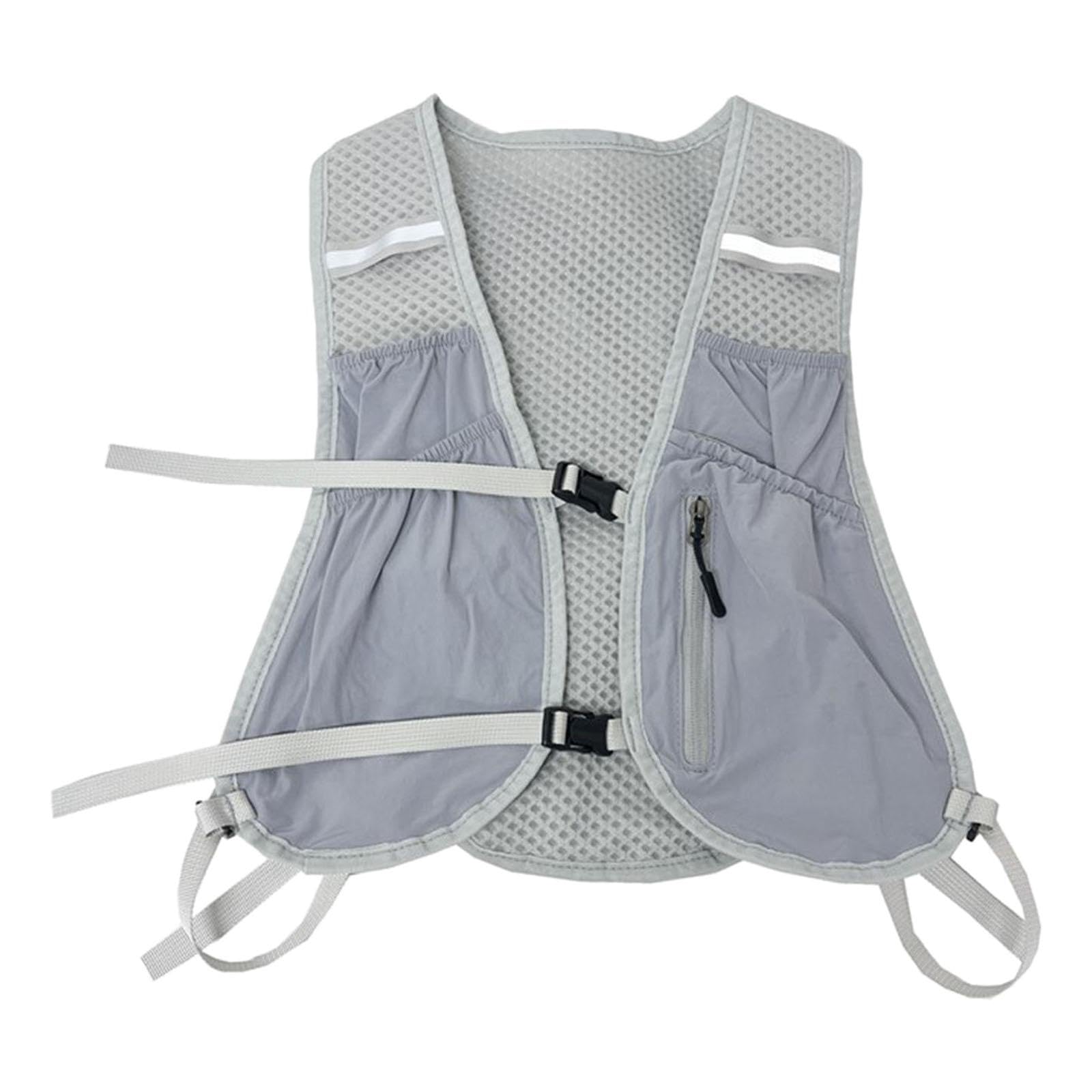 CALANDIS™ Running Vest Pack Reflective Hydration Vest for Hiking Night Walking Gray | Safety & Reflective Gear | Clothing & Accessories | Fitness Running & Yoga-image-48