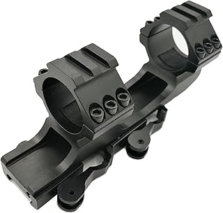 Slim Profile Series Offset Cantilever Picatinny Scope Mount with Quick Release - OutDoorBom