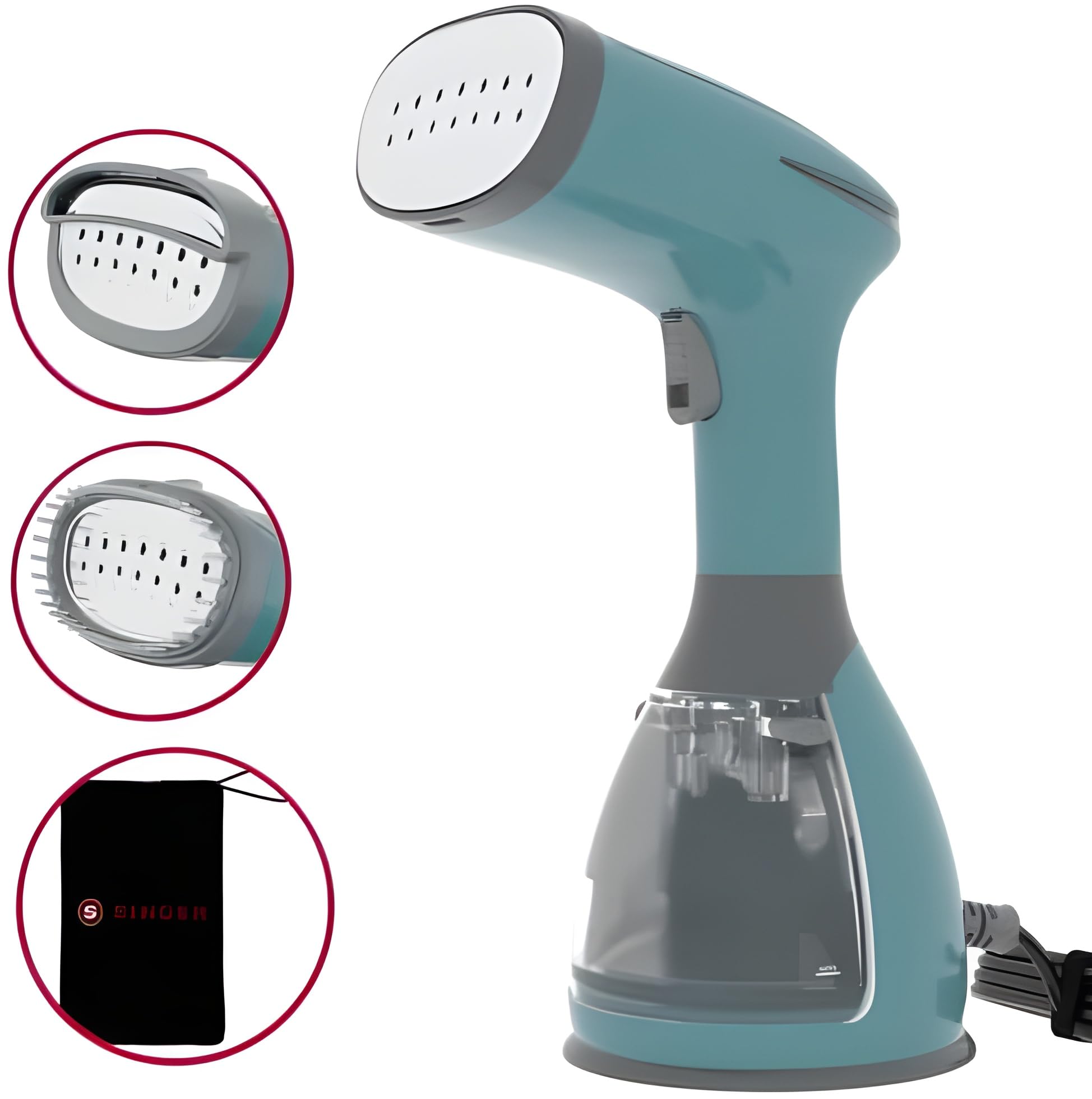 Singer, Ferro da Stiro Verticale Portatile a Vapore, Stiratrice, Utile per Stirare e Igienizzare i Tuoi Capi, Riscaldamento Rapido in 20s, Potenza 1500W, Serbatoio 280ml