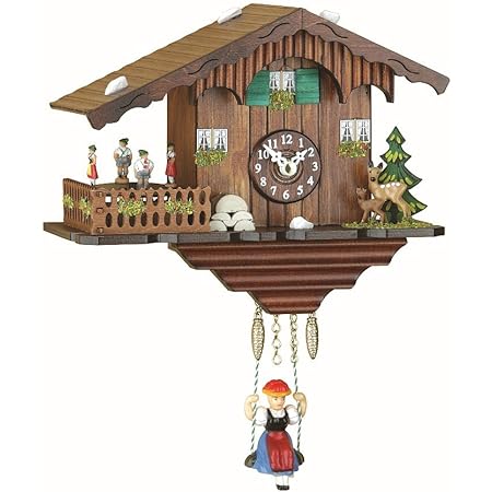 Trenkle Kuckulino Schwarzwald clock with quartz work and