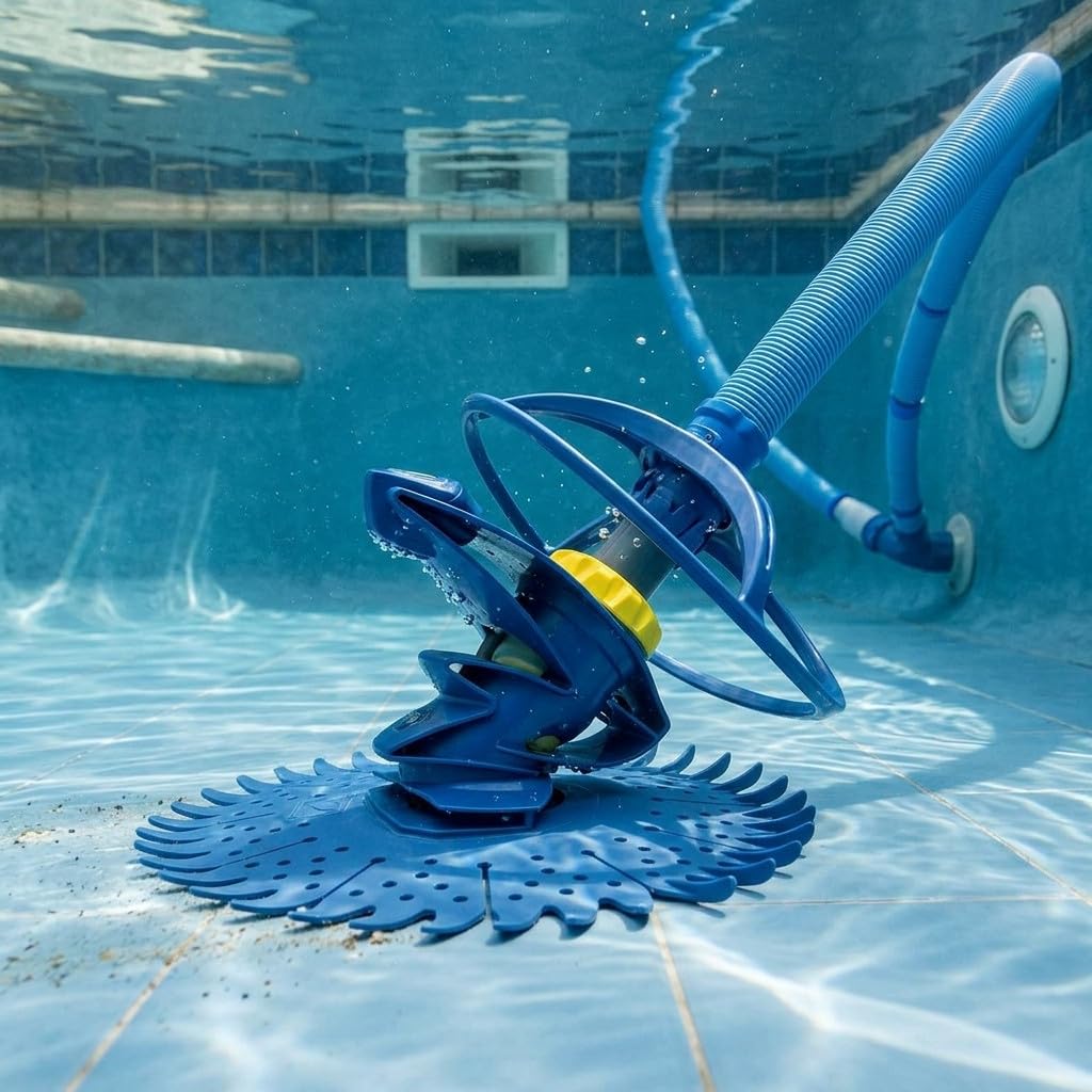 Suinga Limpiafondos Automatico para Piscinas Pequenas | Sistema Hidraulico de Limpieza Eficiente del Fondo | Funcionamiento Autonomo y Facil Manejo | Mantenimiento Rapido