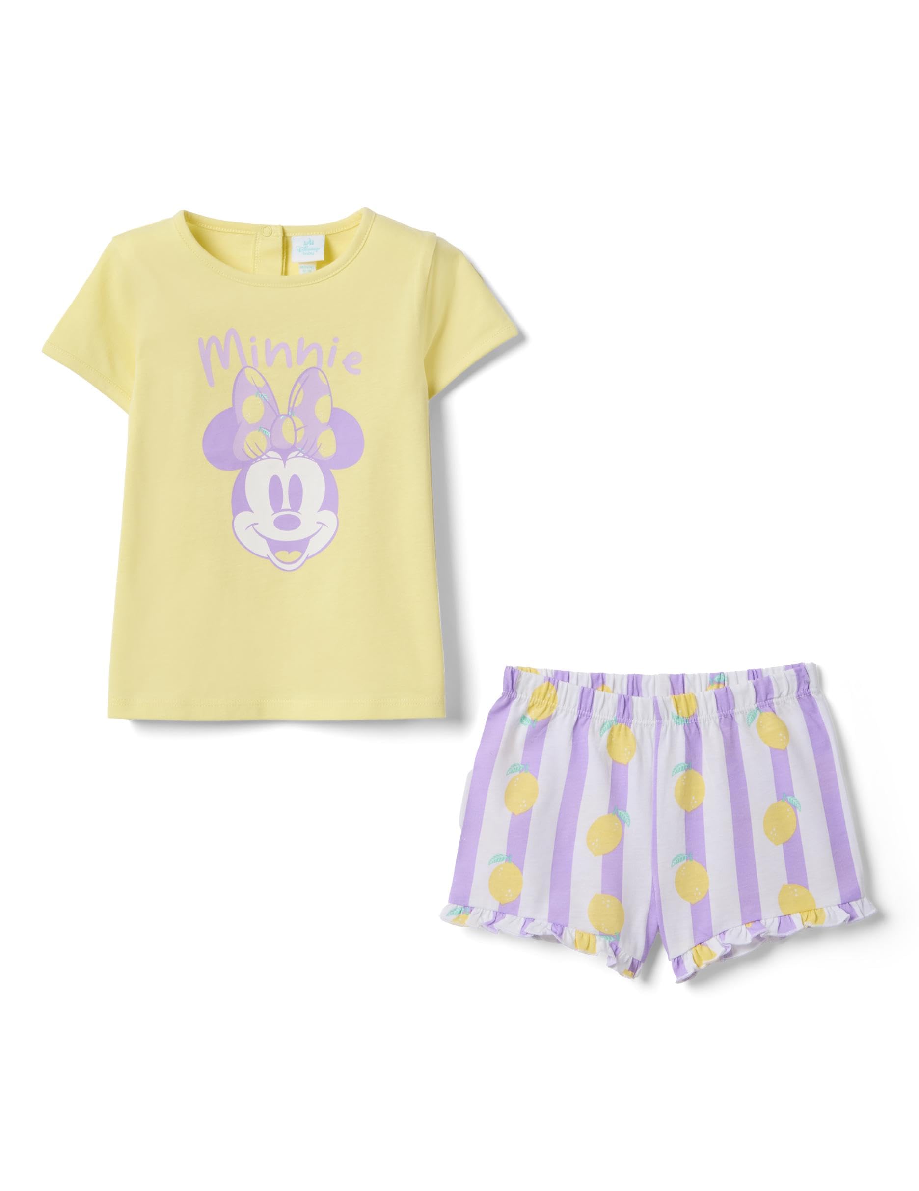 OVS Kids Pijama Multicolor de algodón Puro para bebé niña, Regular fit con Minnie
