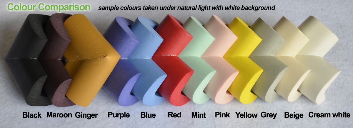 FiveSeasonStuff Table Corner Protectors for Kids | Baby Proofing and Child Safety with Peace of Mind | 12pcs Foam Guard Kit — view 3