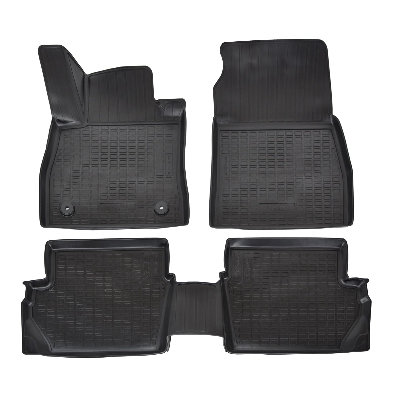 J&J AUTOMOTIVE | NORM 3D Tappeti Tappetini Auto In TPE Gomma Su Misura Per Puma dal 2019, Kit di 5 pezzi, Inodore, Nero, Antiscivolo