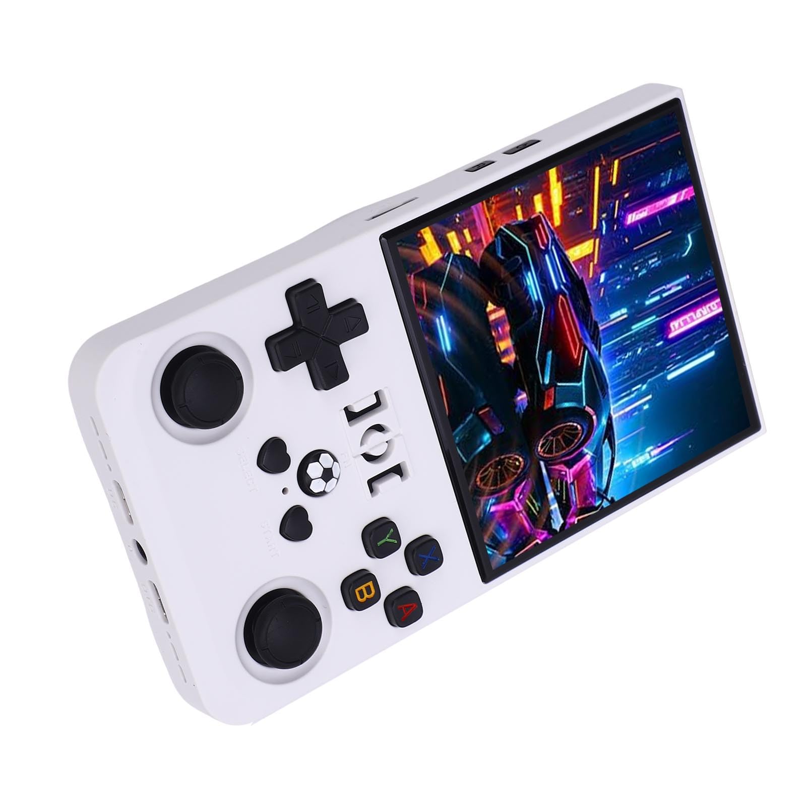 Console di Gioco Portatile Processore Ad Alta velocità Esperienza di Gioco Portatile per Viaggi Schermo Bianco da 4,0" con 18000 Giochi Integrati (64G)