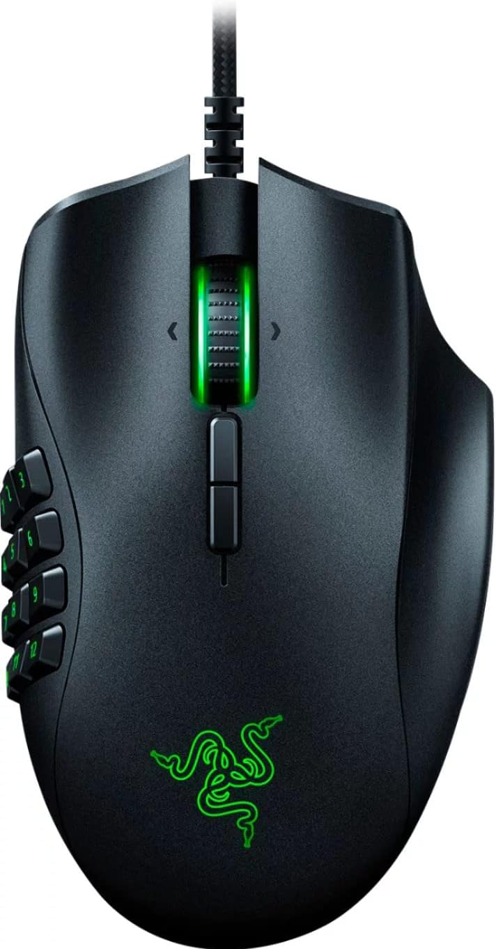 Razer Naga Classic Edition - Multi-Color Wired USB MMO Gaming Mouse (Renewed)