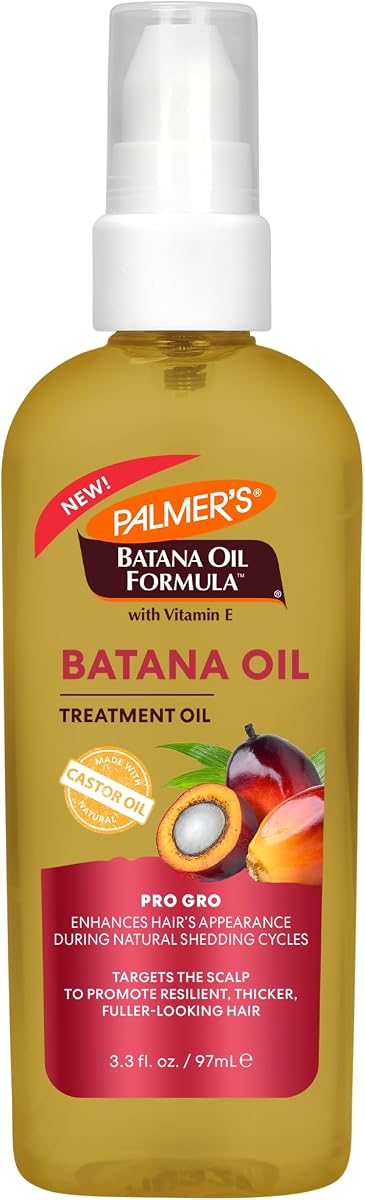 Batana Oil Formula Pro Gro Scalp & Hair Oil with Vitamin E (3.3 Fl Oz), Lightweight Nourishing Scalp Treatment, Helps Strengthen Roots & Promote Hair Growth for Fuller, Shinier Strands