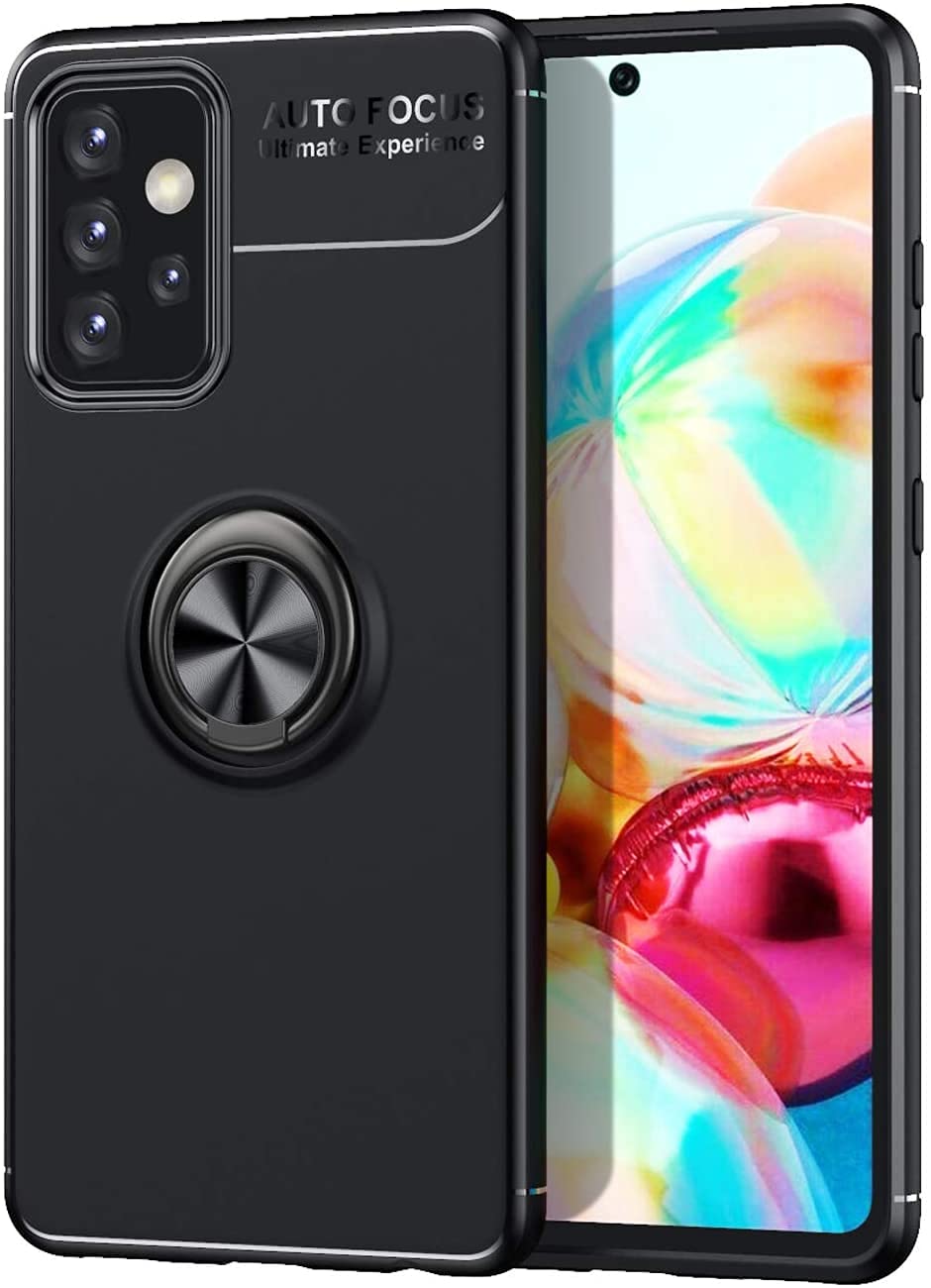 Spazy Case® Samsung Galaxy M32 5G Back Cover | Sleek Rubberized Case with Chrome Plating | Ring Stand Back Cover | Designed for Samsung Galaxy M32 5G- Black (B09DKGZ8ZY) Amazon Price History, Amazon Price Tracker