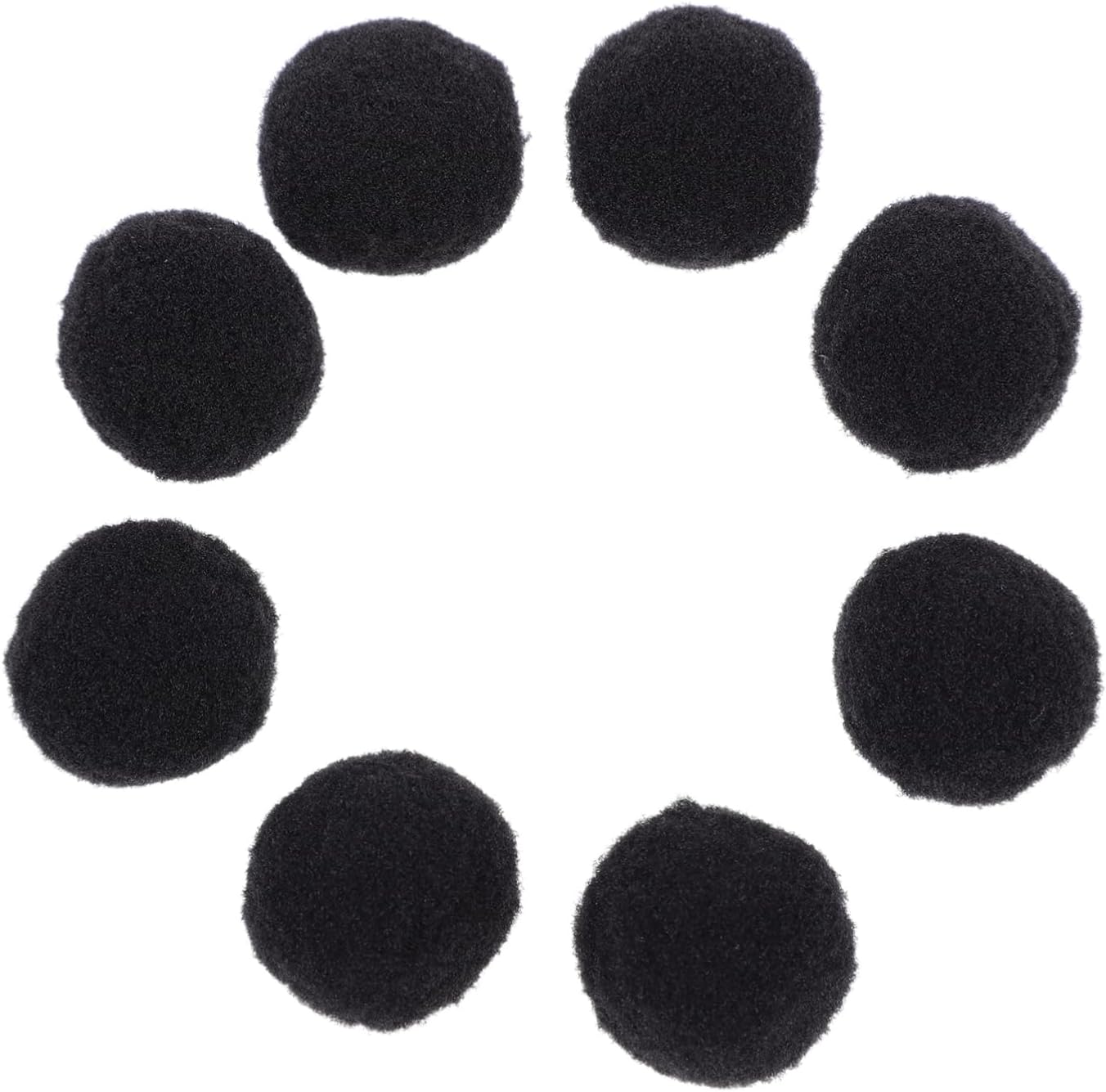 VILLCASE 500pcs DIY Crafts Assorted Balls Poms Pom Cheer Puff Keychain Art Crafts Cheerleading Fluffy Balls for Clothing Accessories