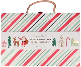 Meri Meri Wooden Advent Calendar - Festive North Pole Village