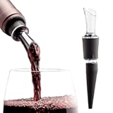 2-Pack Patented Bottle-top Wine Aerator and Pourer - 100&percnt; MADE IN THE USA