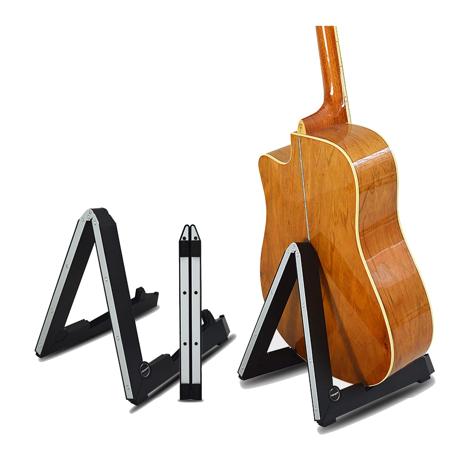 Supporto per Chitarra, espositore per Strumenti del Negozio di Chitarre, Supporto per Chitarra Acustica, Adatto per Studio di Registrazione, palcoscenico Musicale