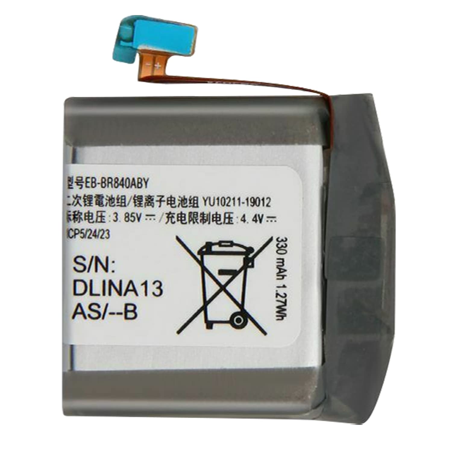 Duotipa Battery EB-BR840ABY Compatible with Galaxy Watch 3-45mm (SM-R840)