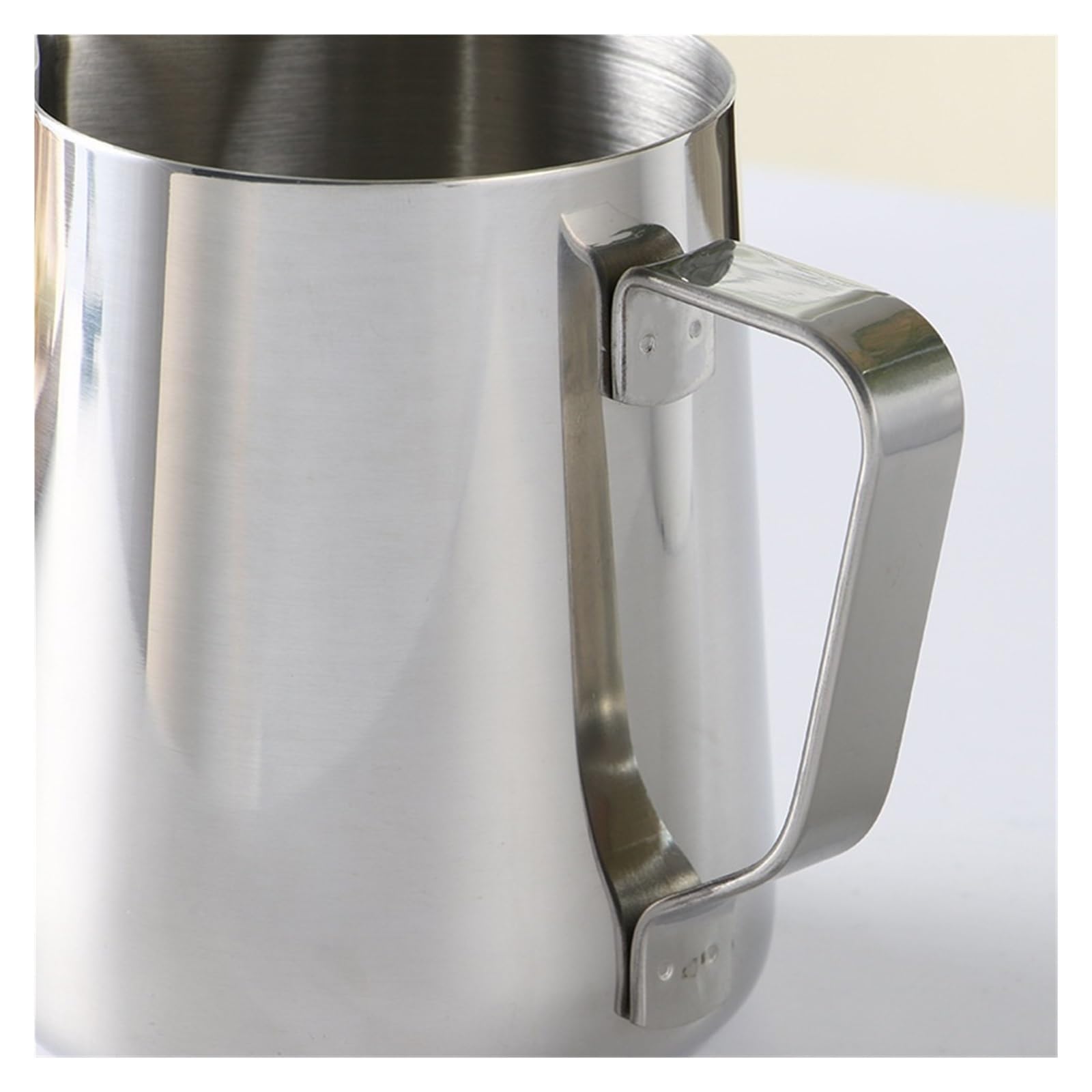 Taza De Latte Art Espesada Con Pico, Jarra De Café Latte Art, Taza For Espumar Leche, Equipo De Café De Acero Inoxidable(2000ML)