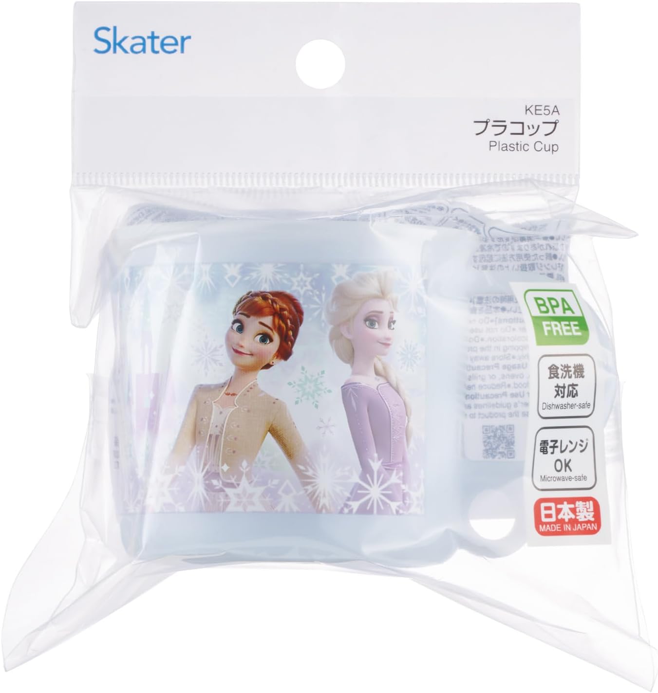 Skater KE5A-A Children's Bento Placop, 6.8 fl oz (200 ml), Dishwasher Safe, Made in Japan, Disney Frozen 26