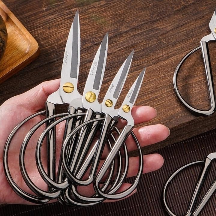 Miniatura 6 de Tijeras de costura de acero inoxidable de 5 pulgadas, tijeras afiladas para bordado, costura, manualidades, trabajo de arte y uso diario para el