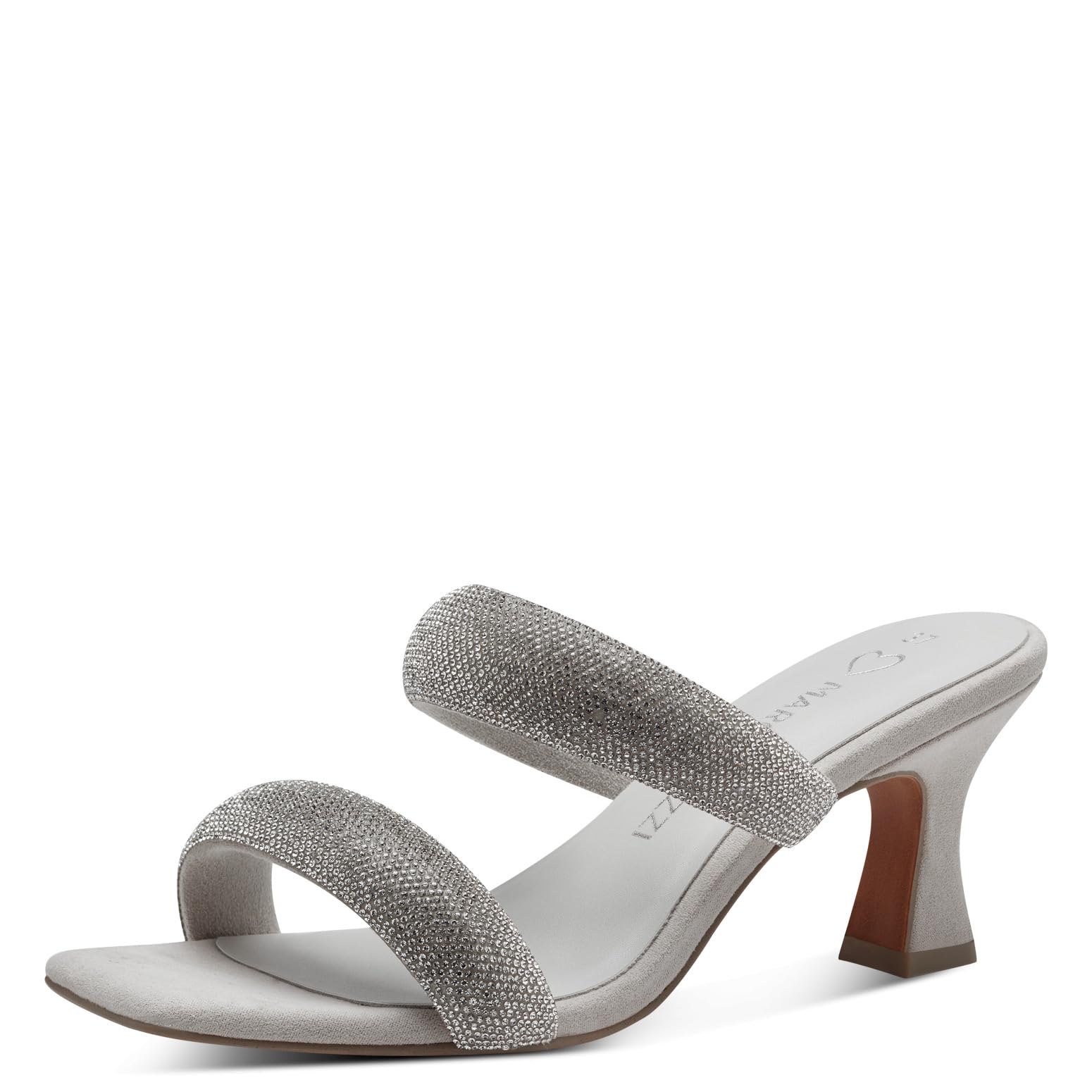 MARCO TOZZI Women's 2-27205-42 Mule, Grey Comb, 3.5