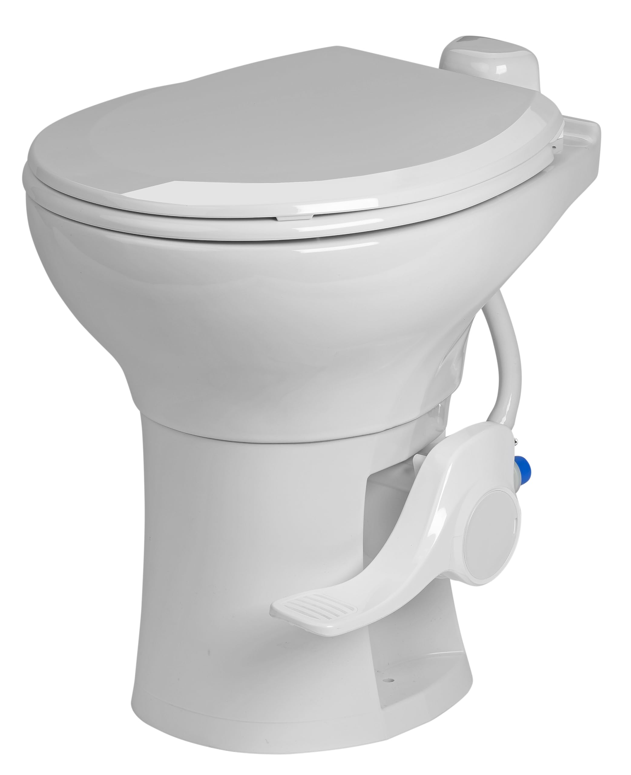Voyager Plus Residential Height RV Toilet, Porcelain Bowl, Freezable