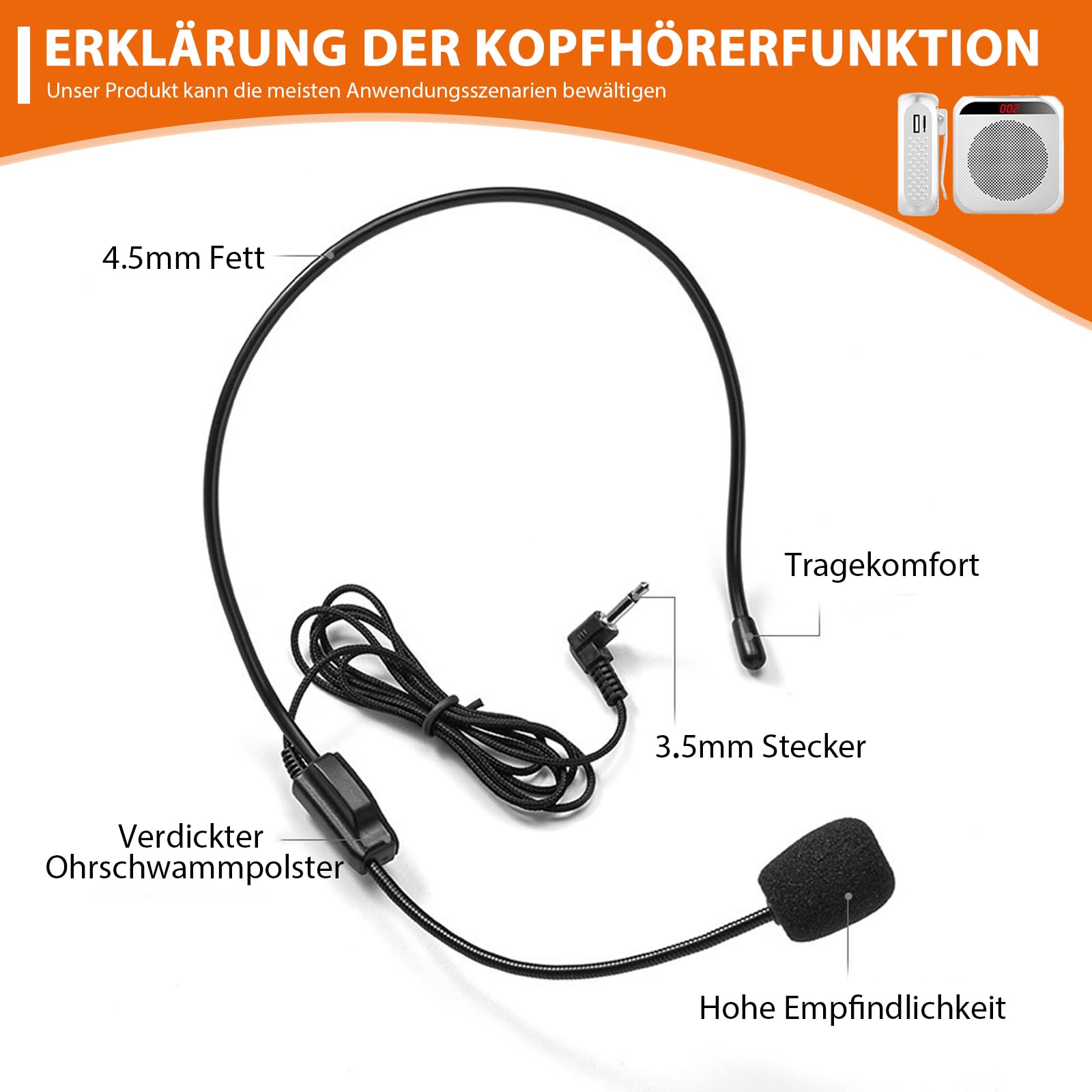 Amplificateur De Voix, Mini Haut-parleur Portable Rechargeable Avec Microphone Filaire, Pour Enseignants, Formation, Réunion, Yoga, Entraîneurs, Extérieur, Etc. Champagne, Sans Fil