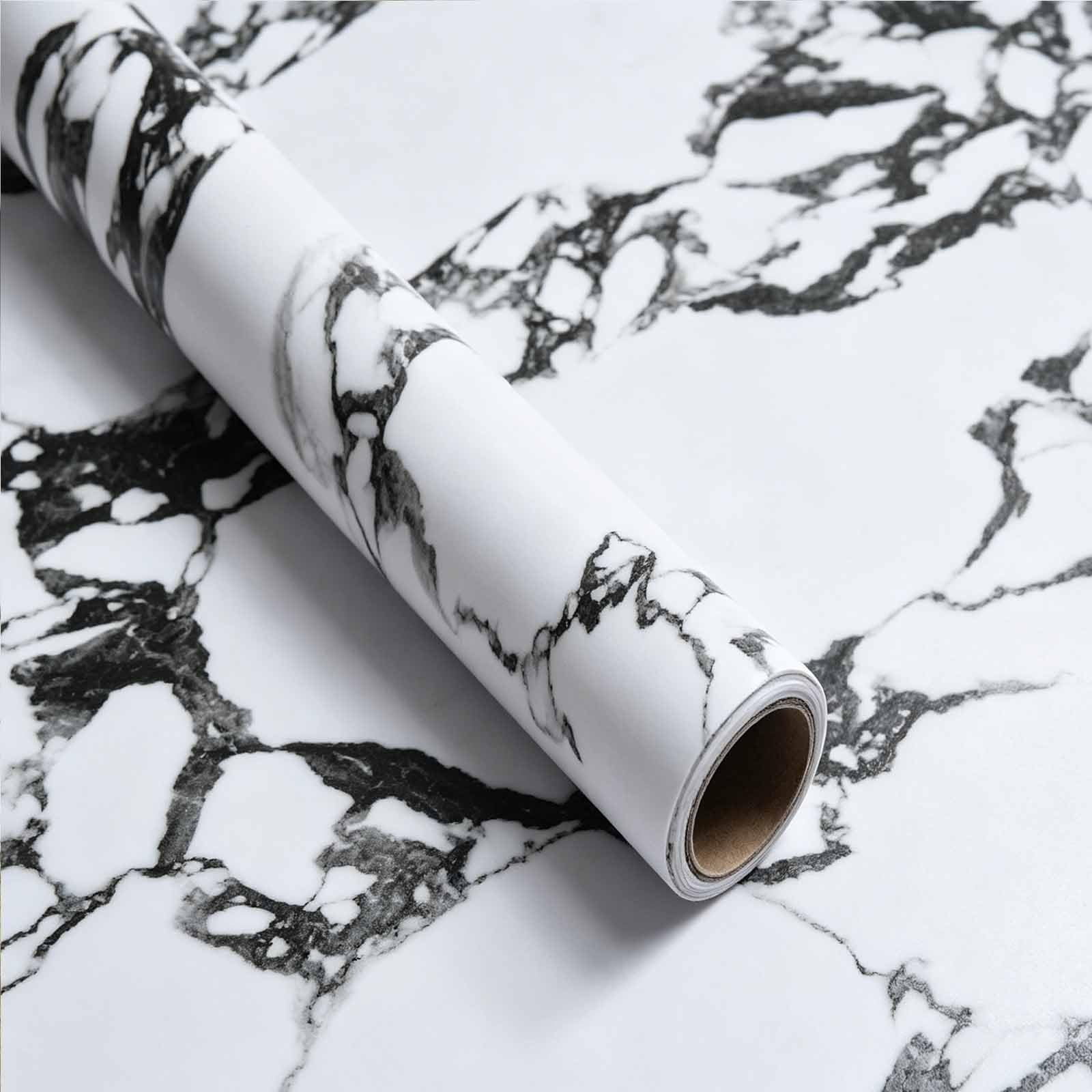 Zynqra F ﻿Peel And Stick Wallpaper,Marble,Sel-Adhesive Removable Decorative Wall Bedroom(,L300cm/118.1In*W60cm/23.6In)