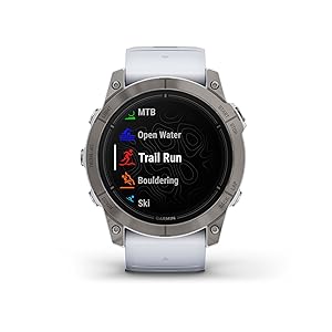 Garmin epix Pro (Gen 2) Sapphire Edition, 51mm, High Performance Smartwatch, Advanced Training Technology, Built-in Flashlight, Whitestone