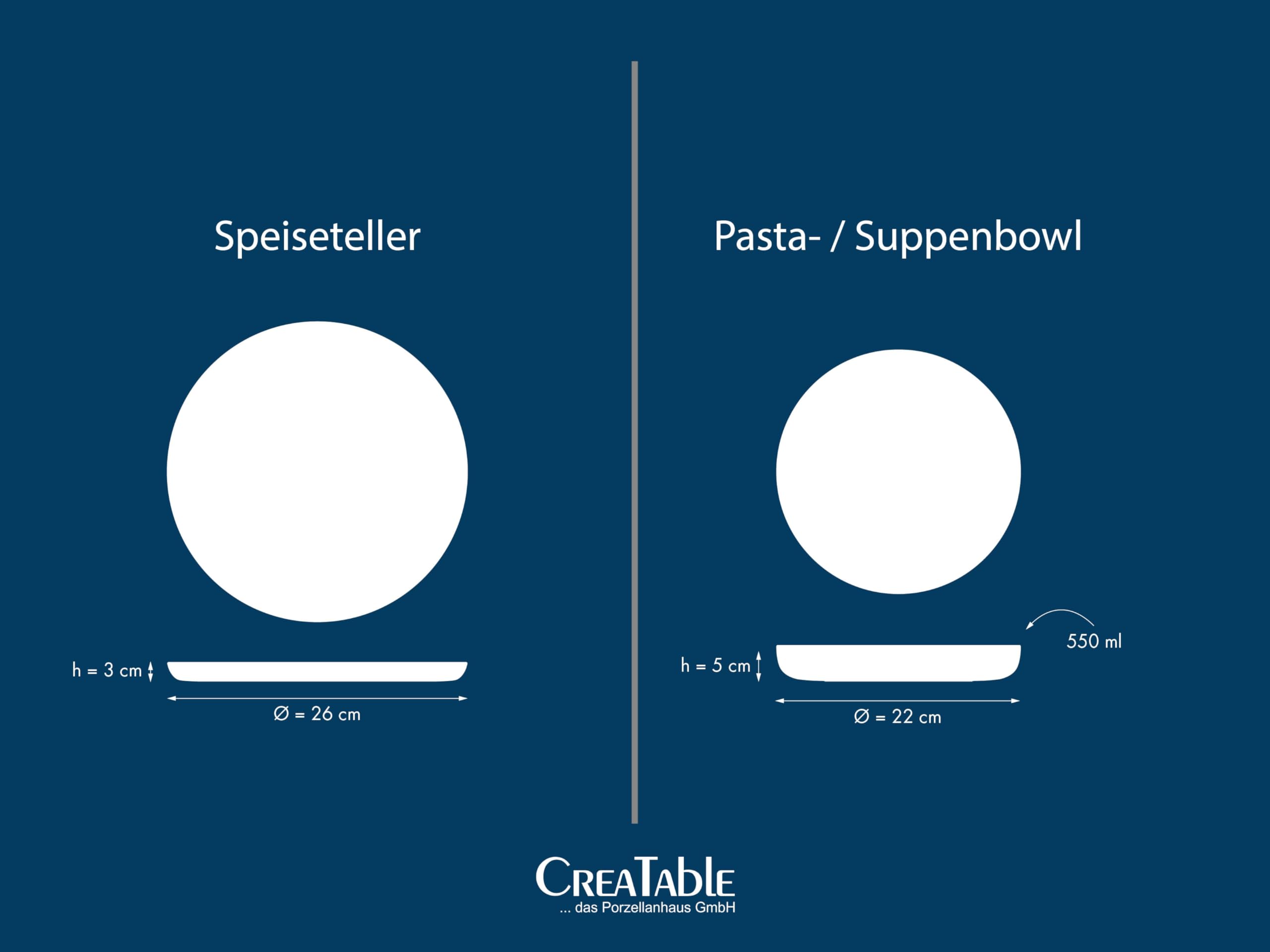 CreaTable, 24793, seria Nordic Festive Creme, 12-częściowy zestaw naczyń dla 6 osób, zastawa stołowa z kamionki, nadaje się do mycia w zmywarce i używania w kuchence mikrofalowej, wysokiej jakości