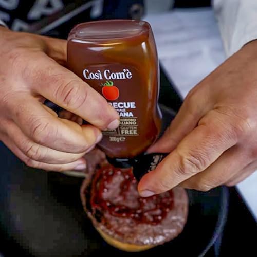 Miniatura 5 de Salsa americana para barbacoa, 10.58 onzas, hecha con tomates 100% italianos, sin conservantes, sin gluten, sin OMG, producto de Italia, Così Com'è
