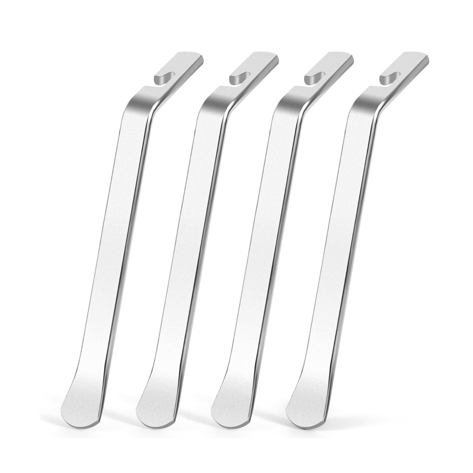 ptiysta Bicycle Tire Lever, Tire Spoon, Professional Tire Tool, Tire Lever, High-Grade Stainless Steel Tire Lever, Repair Bicycle Inner Tube, Best Tire Change Tool 4pcs