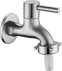 Torneira Inox Tanque Jardim Lavanderia NOX14