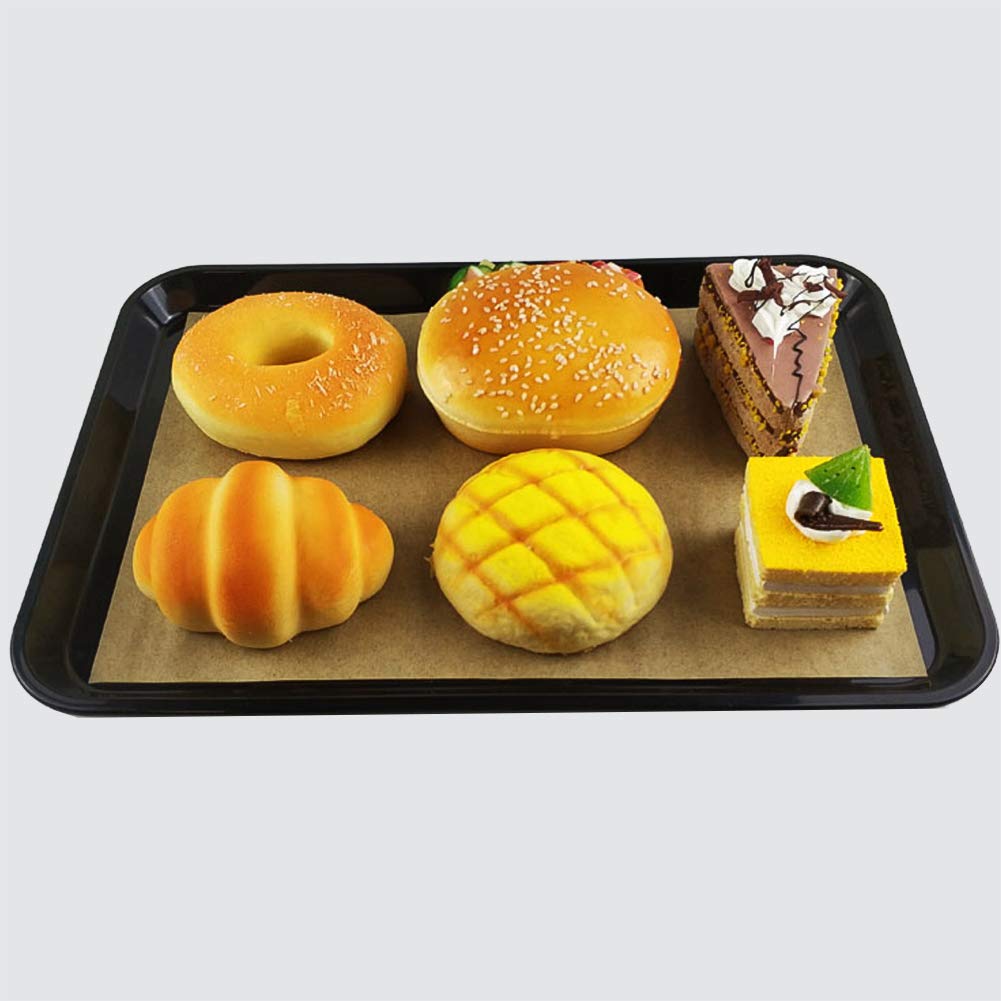 GeeRic Bakpapier, 100 stuks 9 x 13 inch keuken perkamentpapier bakplaten, antiaanbaklaag voorgesneden bakpapier voor het bakken van koekjes, brood, vlees, pizza (wit
